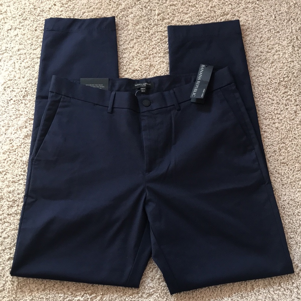 🐬Banana Republic Core Temp Men's Navy Pants - Picture 6 of 10